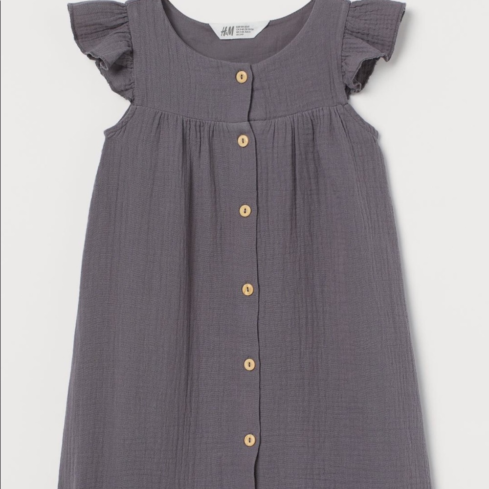 H&M Fluttered-Sleeve Dress